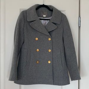 Classic Jcrew Stadium Cloth Coat